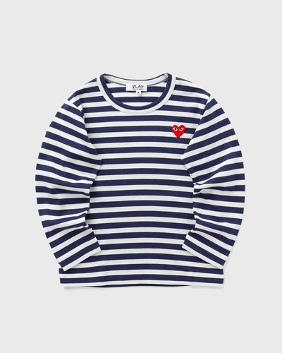 Comme des Garçons Play TEE RED EMBLEM KNIT, blue