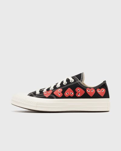 Comme des Garçons Play X CONVERSE Chuck Taylor'70 Multi Heart Low Top, black|red