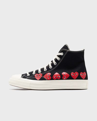 Comme des Garçons Play X CONVERSE Chuck Taylor 70 Multiheart High Top, black