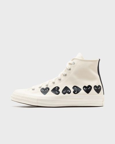 Comme des Garçons Play X CONVERSE Chuck Taylor 70 Multiheart High Top, beige