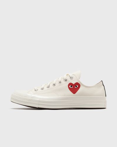 Comme des Garçons Play X CONVERSE Chuck Taylor'70 Small Red Heart Low Top, beige