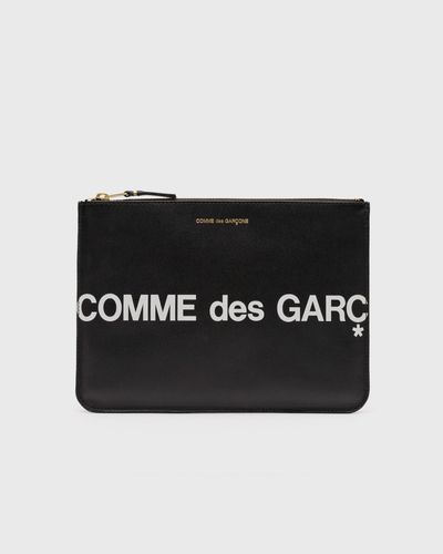 Comme des Garçons Wallet HUGE LOGO, black
