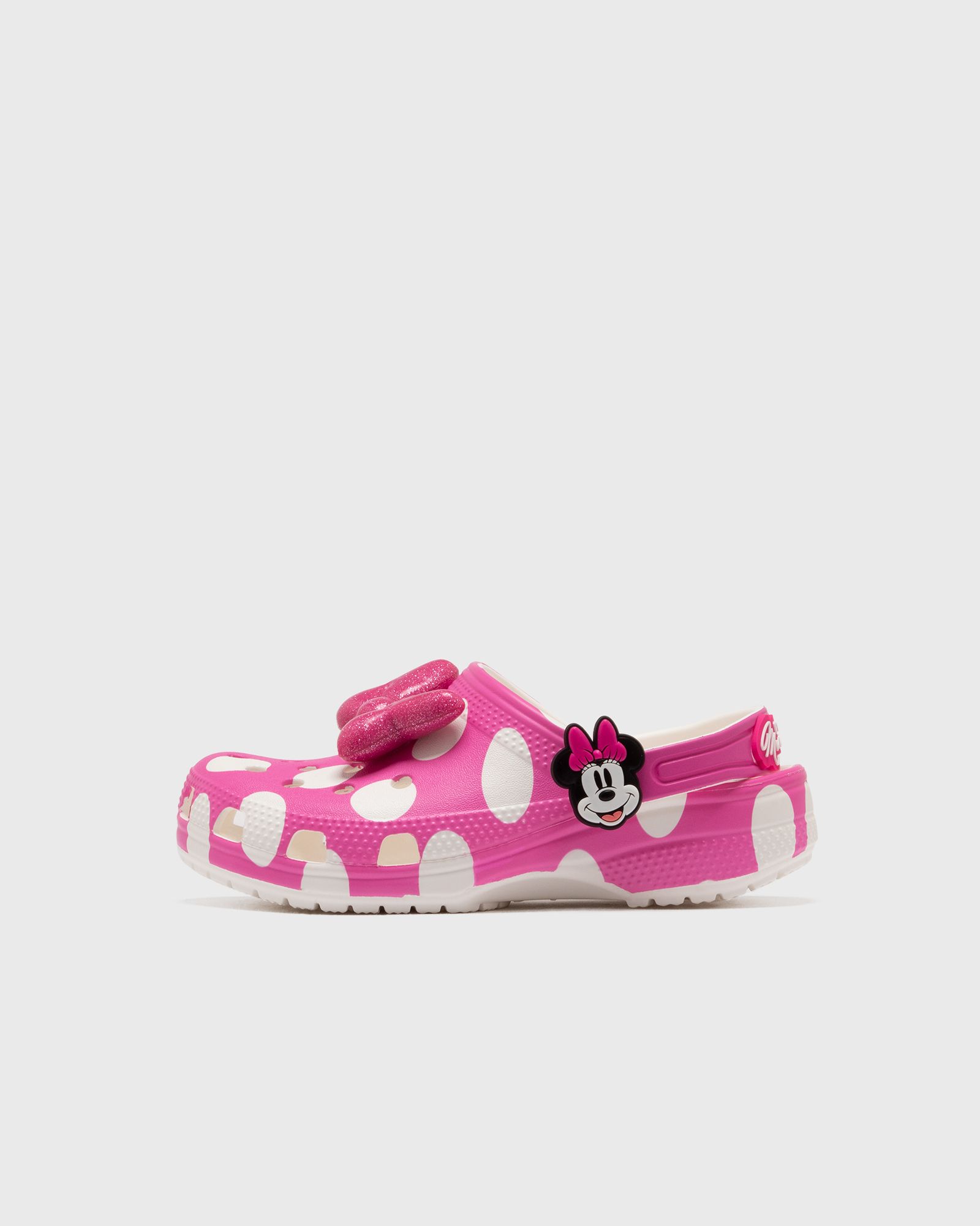 Crocs Minnie Mouse Classic Clog, pink|white