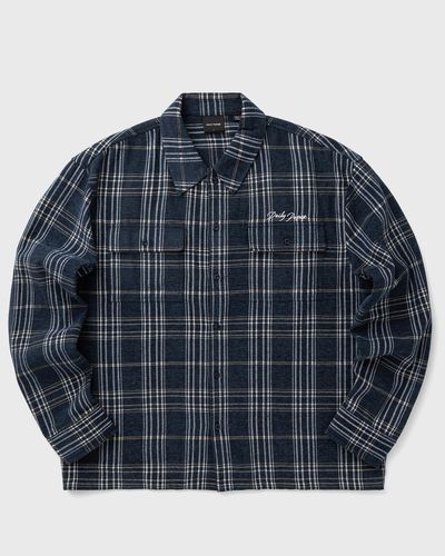 Daily Paper CHENILLE SCRIPT LS SHIRT, blue