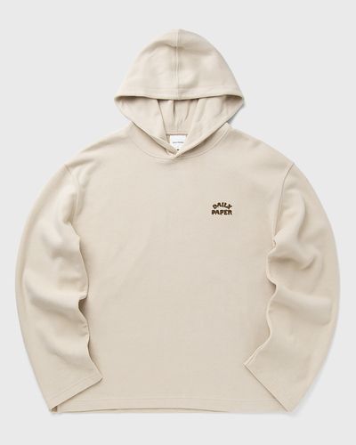 Daily Paper DIAS ARCH STACK OVERSIZED HOODIE, beige