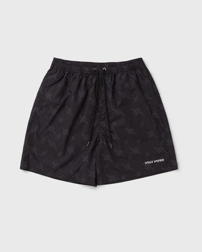 Daily Paper IRREGULAR MONOGRAM SWIMSHORTS, black