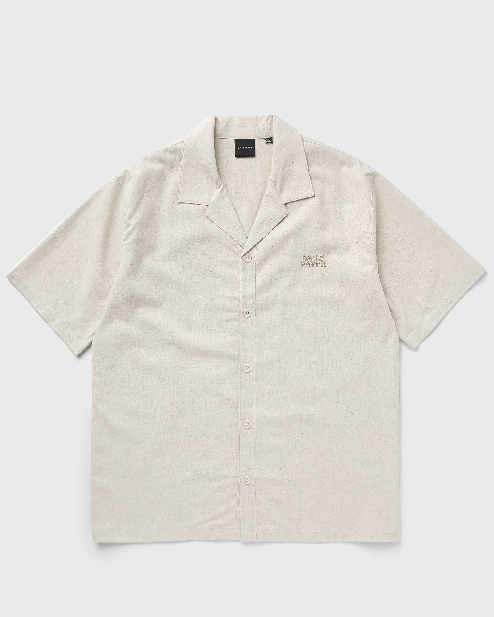 Daily Paper Linen ss shirt, beige
