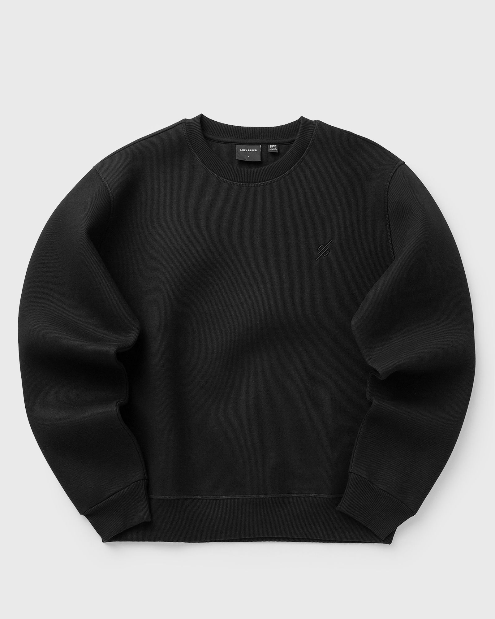 Daily Paper Mono rib sweater, black