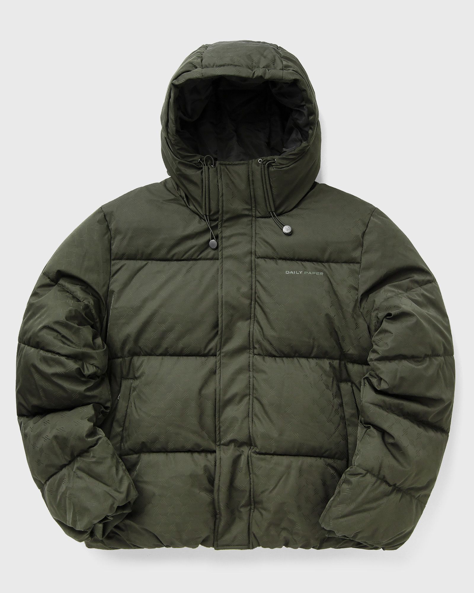 Daily Paper Monogram puffer jacket, green