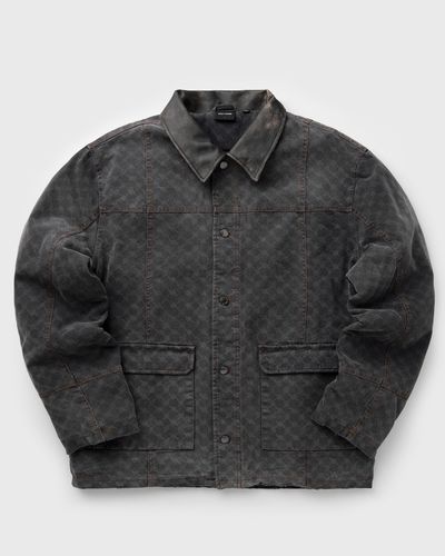 Daily Paper Monogram workwear jacket, black