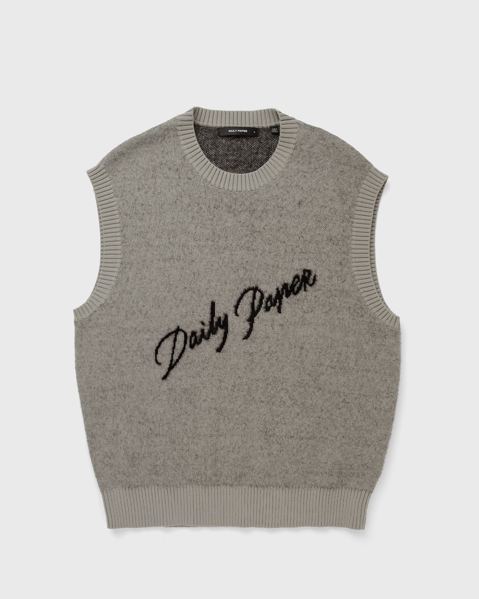 Daily Paper SCRIPT LOGO KNIT VEST, grey
