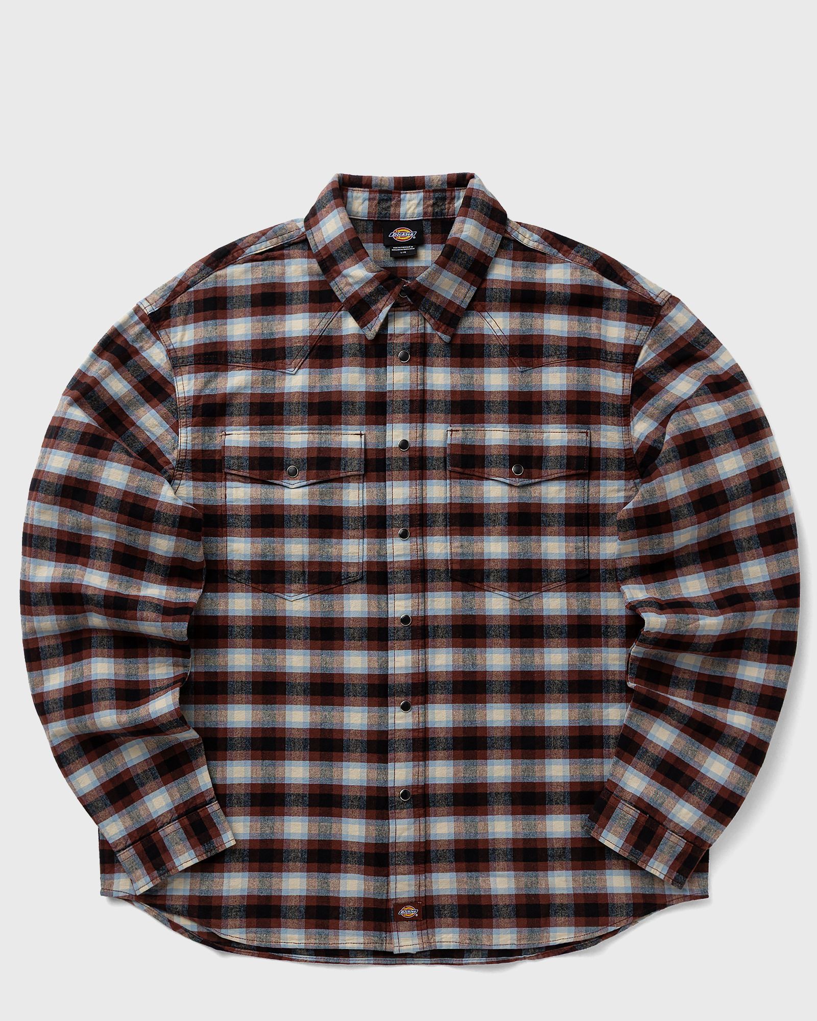 Dickies JOHNSONVILLE SHIRT LS, black|purple