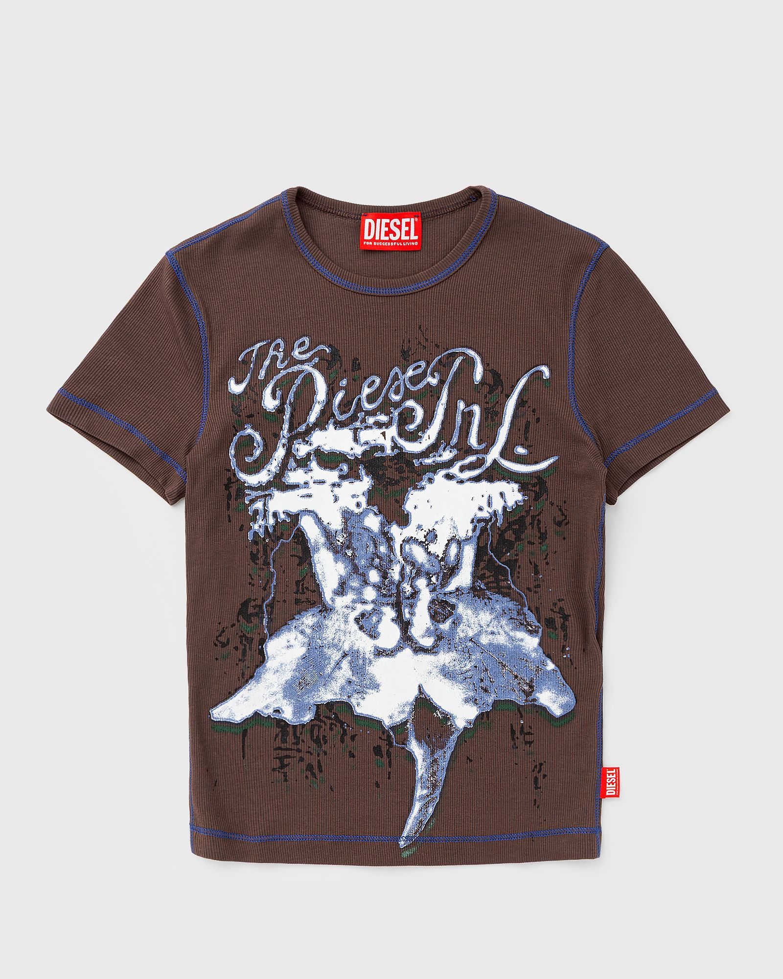 Diesel T-BRENDA MAGLIETTA, brown