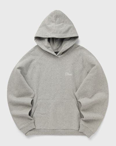 Dime MTL Classic Small Logo Hoodie, grey