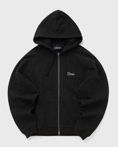 Dime MTL Classic Small Logo Zip Hoodie, black