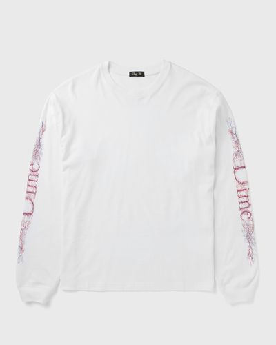 Dime MTL Classic Veins LS Tee, white