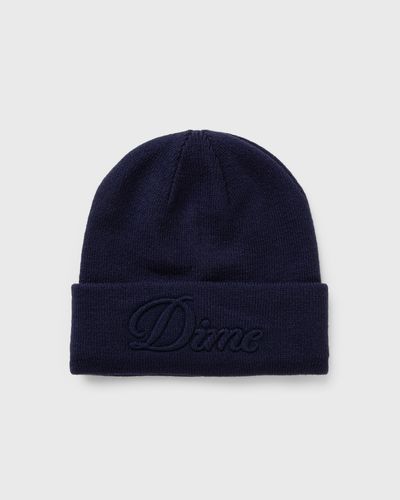 Dime MTL Cursive Fold Beanie, blue