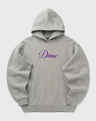 Dime MTL Cursive Hoodie, grey