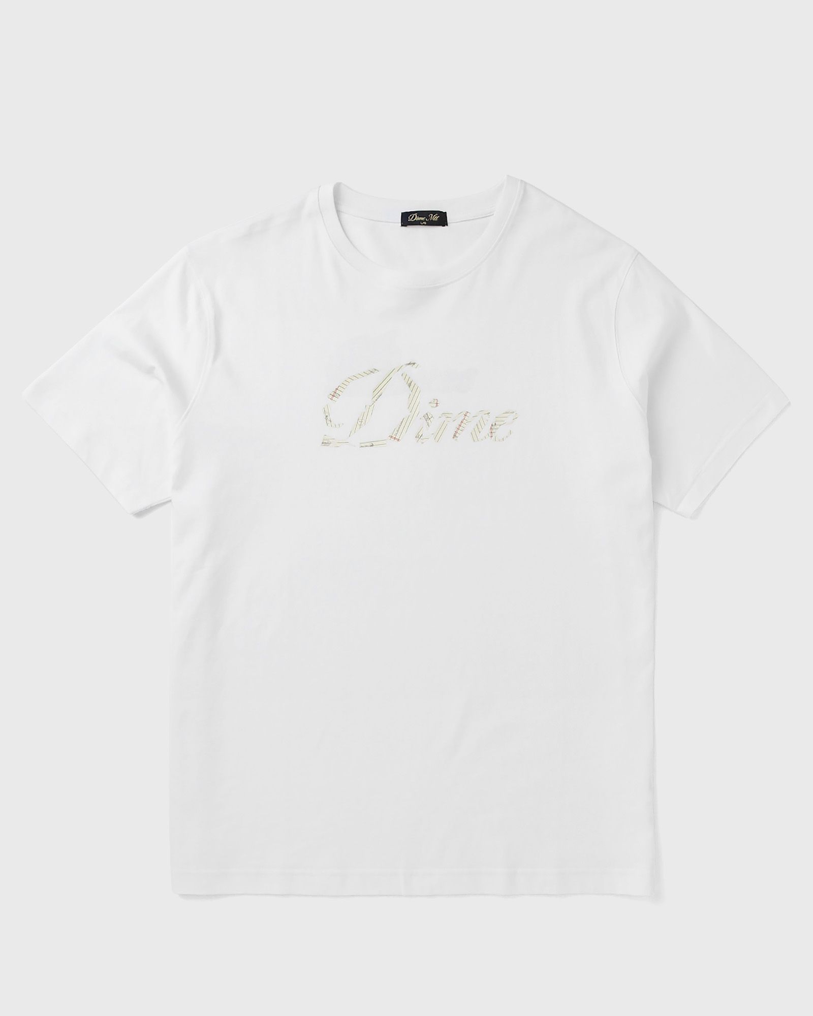 Dime MTL Cursive Paper Cut Tee, white