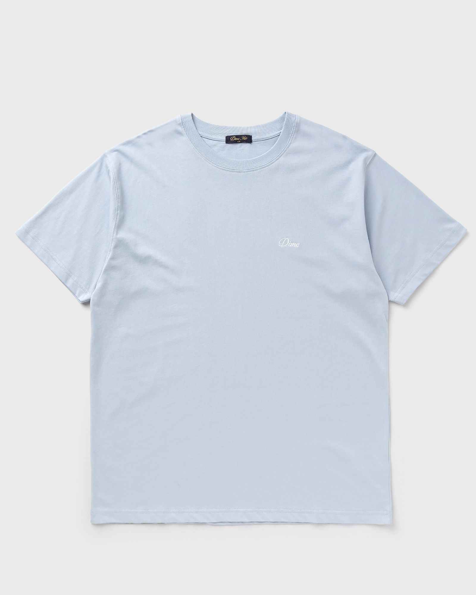 Dime MTL Cursive Small Logo Tee, blue
