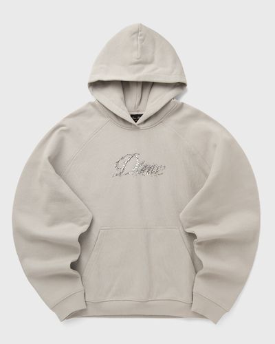 Dime MTL Cursive Smashed Hoodie, grey