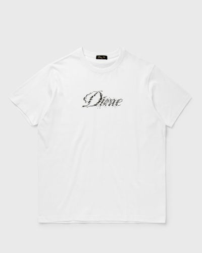 Dime MTL Cursive Smashed T-Shirt, white