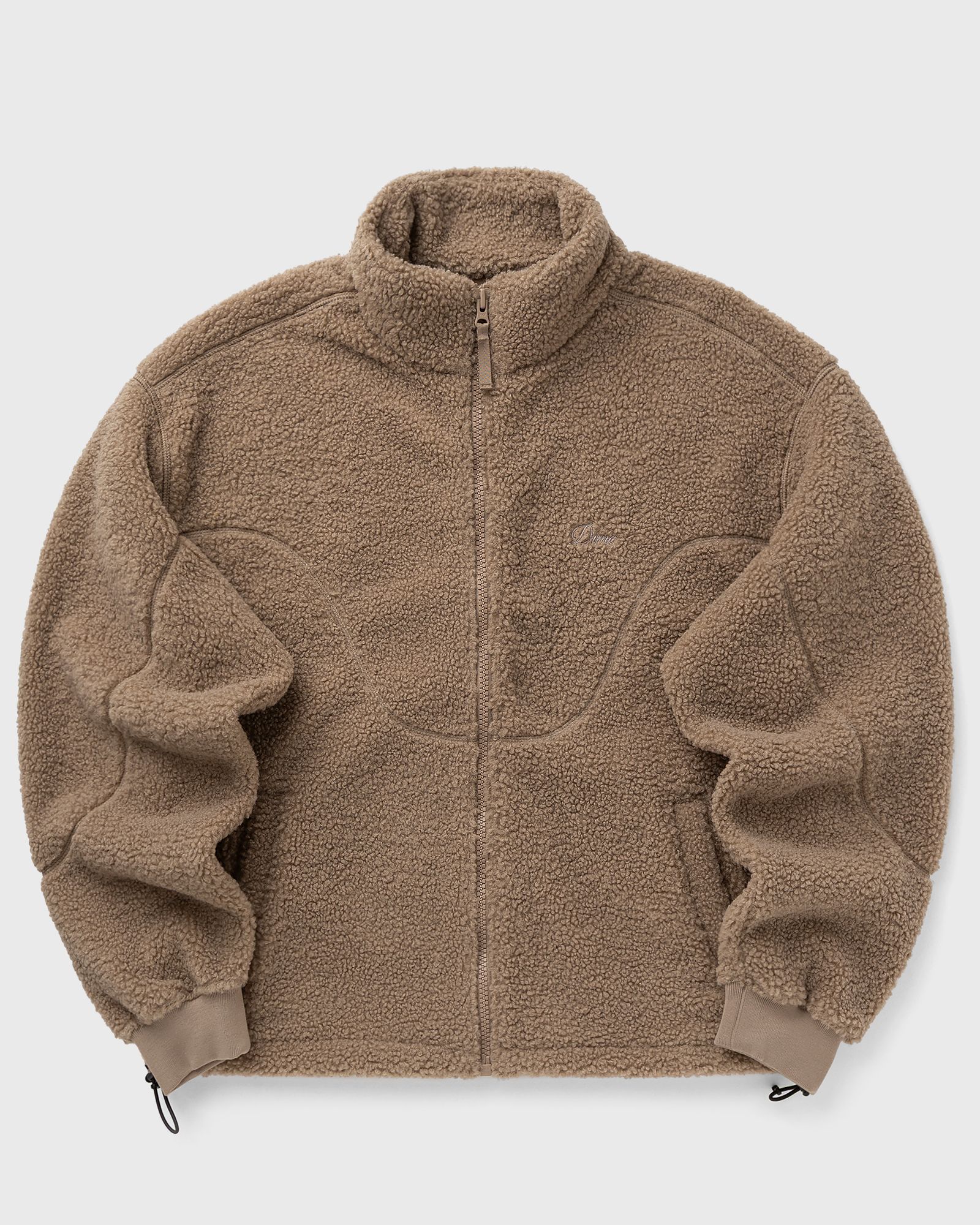 Dime MTL Polar Fleece Sherpa Zip, brown