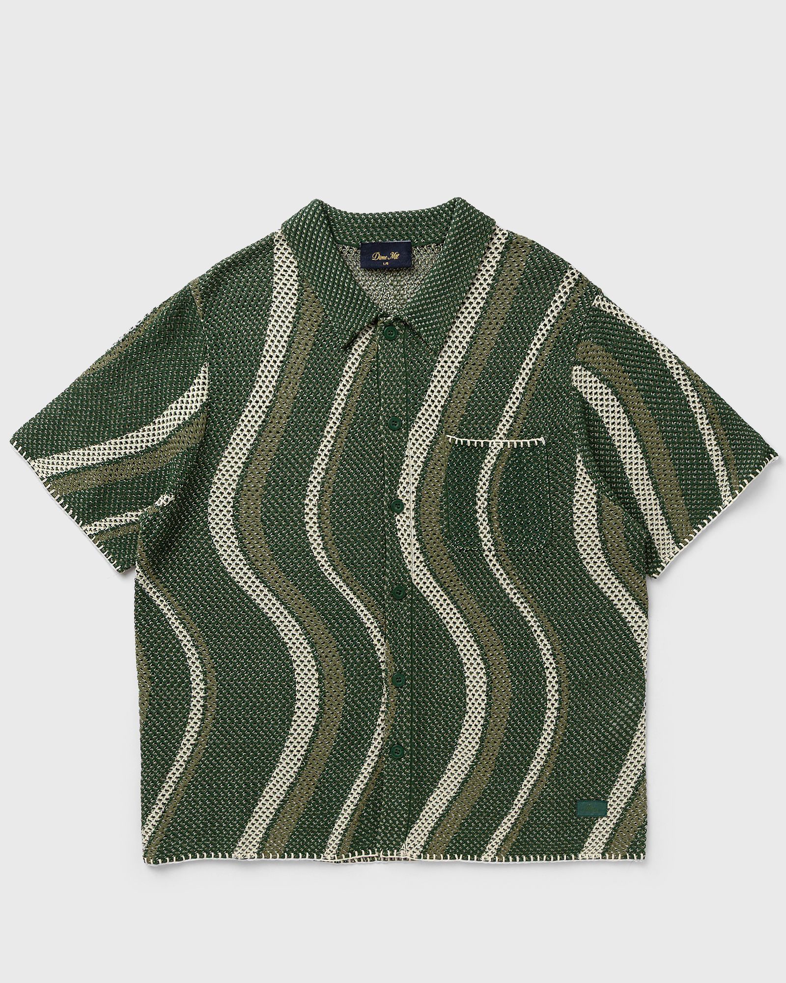 Dime MTL Soleil Button Up Knit, green