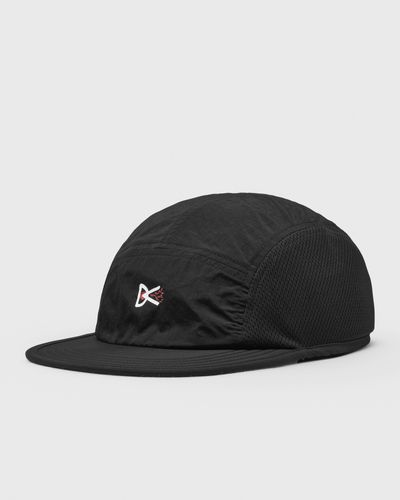 District Vision Nylon Paneled Mesh Hat, black