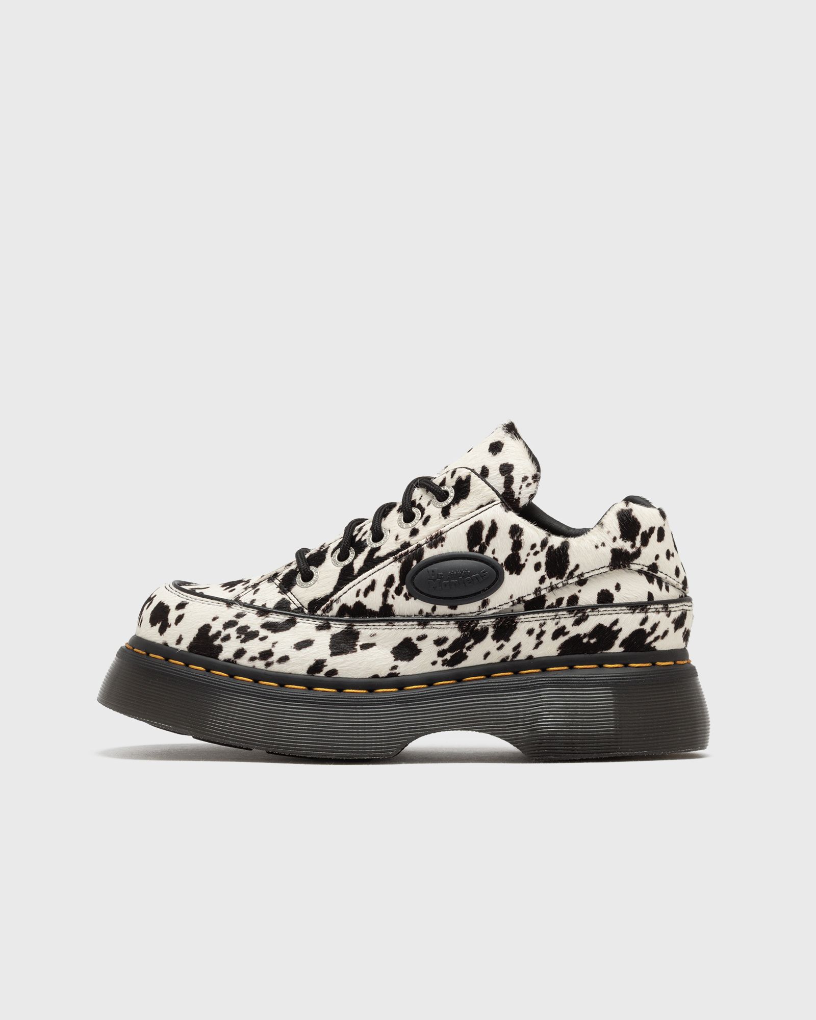 Dr.Martens Buzz 5i Cream+Black Dalmatian Print Hair On, multi