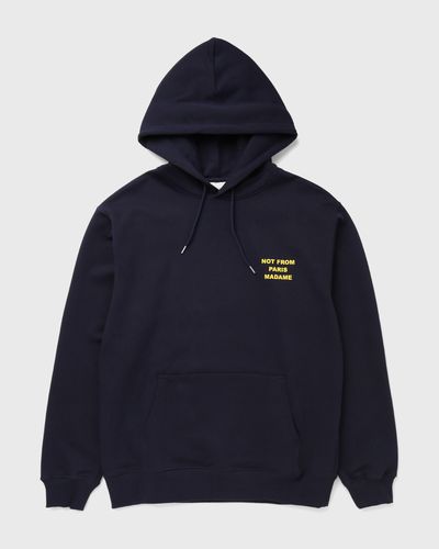 Drôle de Monsieur Bold Slogan Hoodie, blue