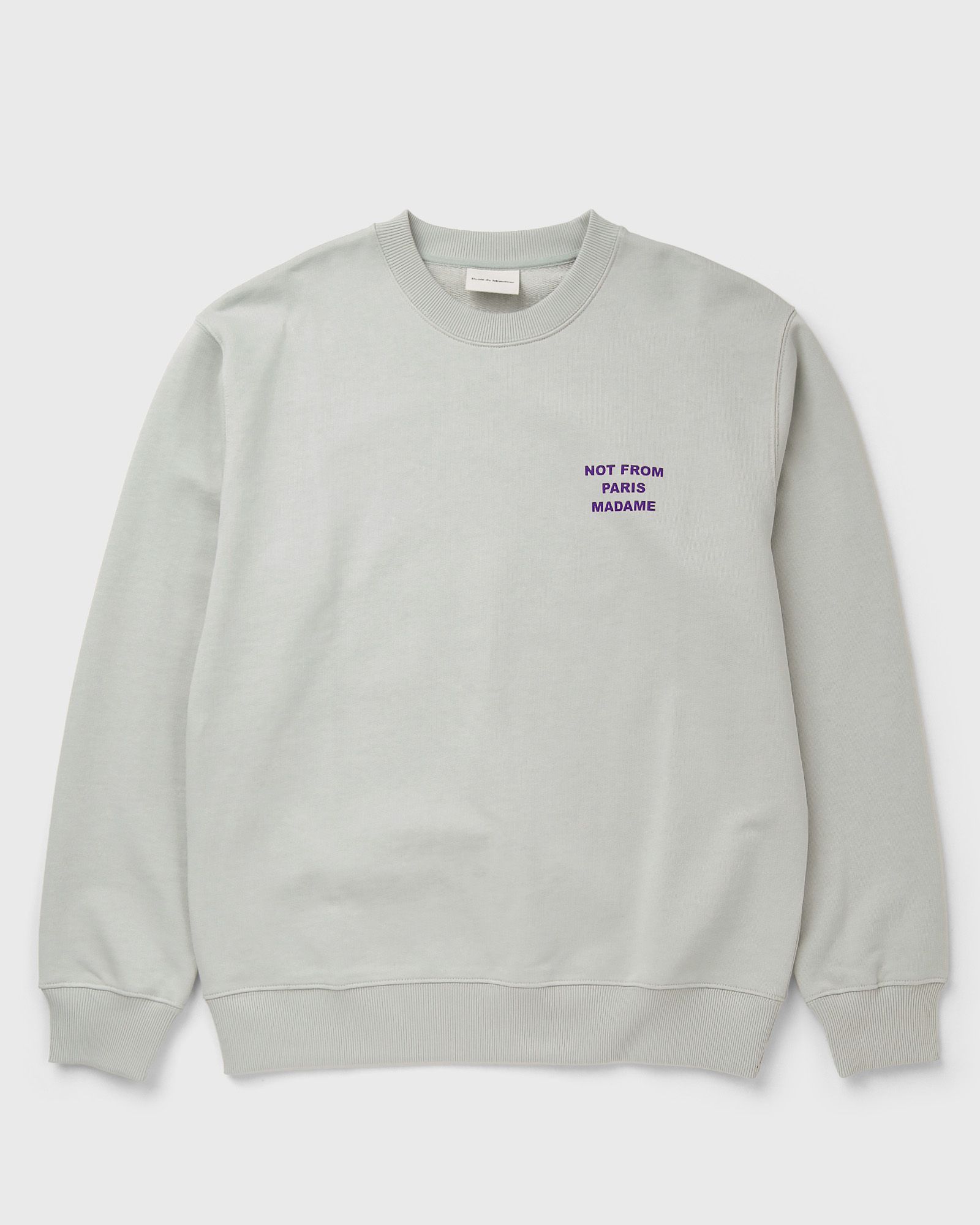 Drôle de Monsieur Bold Slogan Sweatshirt, grey