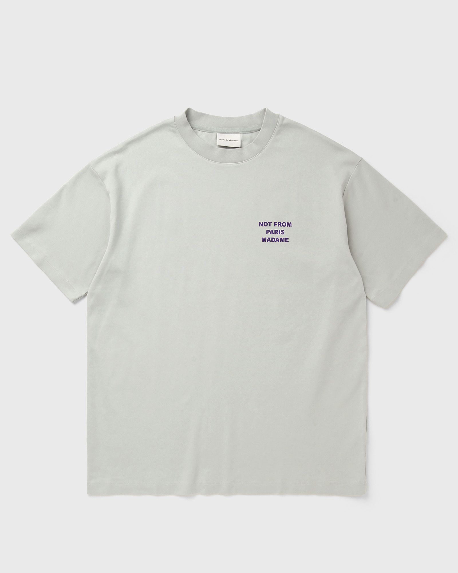 Drôle de Monsieur Bold Slogan T-Shirt, grey