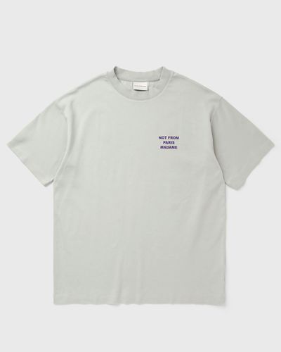 Drôle de Monsieur Bold Slogan T-Shirt, grey