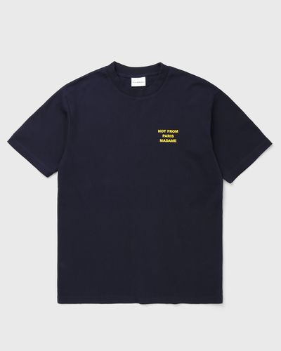 Drôle de Monsieur Bold Slogan T-Shirt, blue