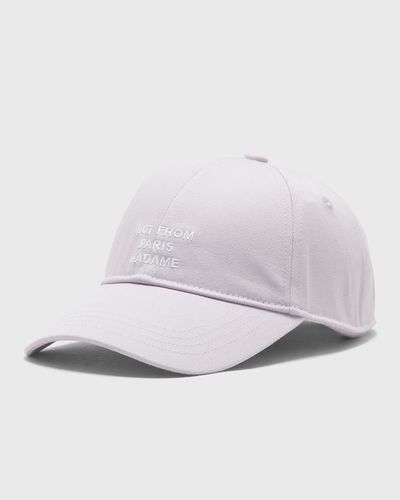 Drôle de Monsieur Casquette Slogan, purple