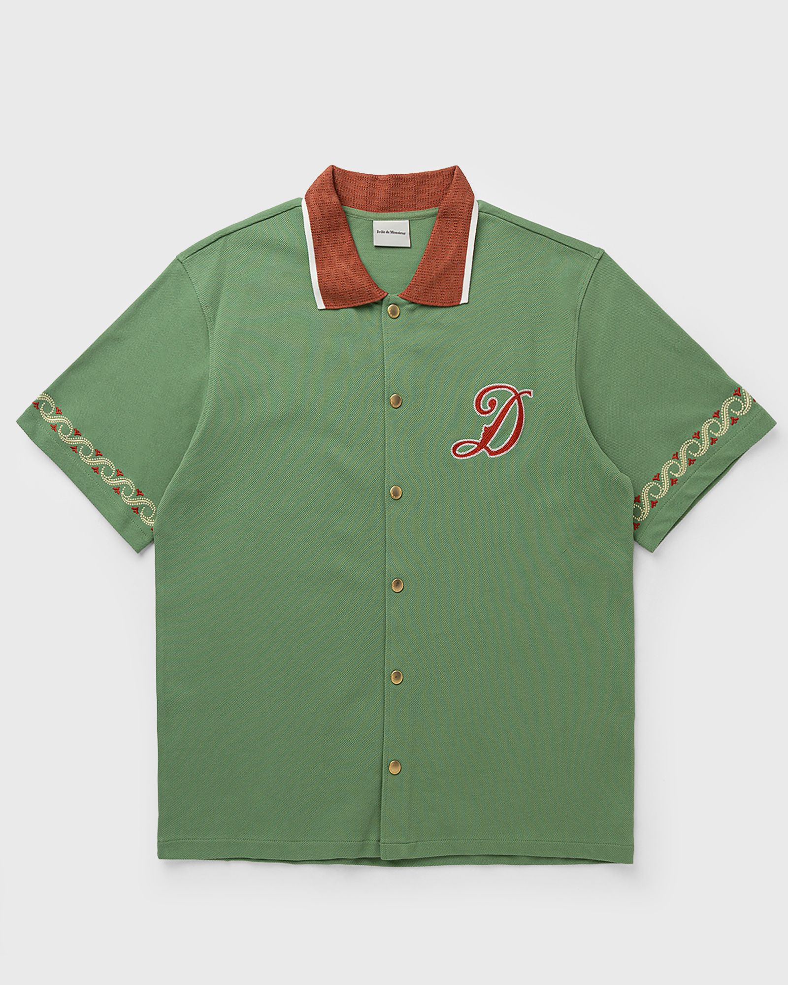 Drôle de Monsieur Chemise DrÙle Sport BrodÈe, green