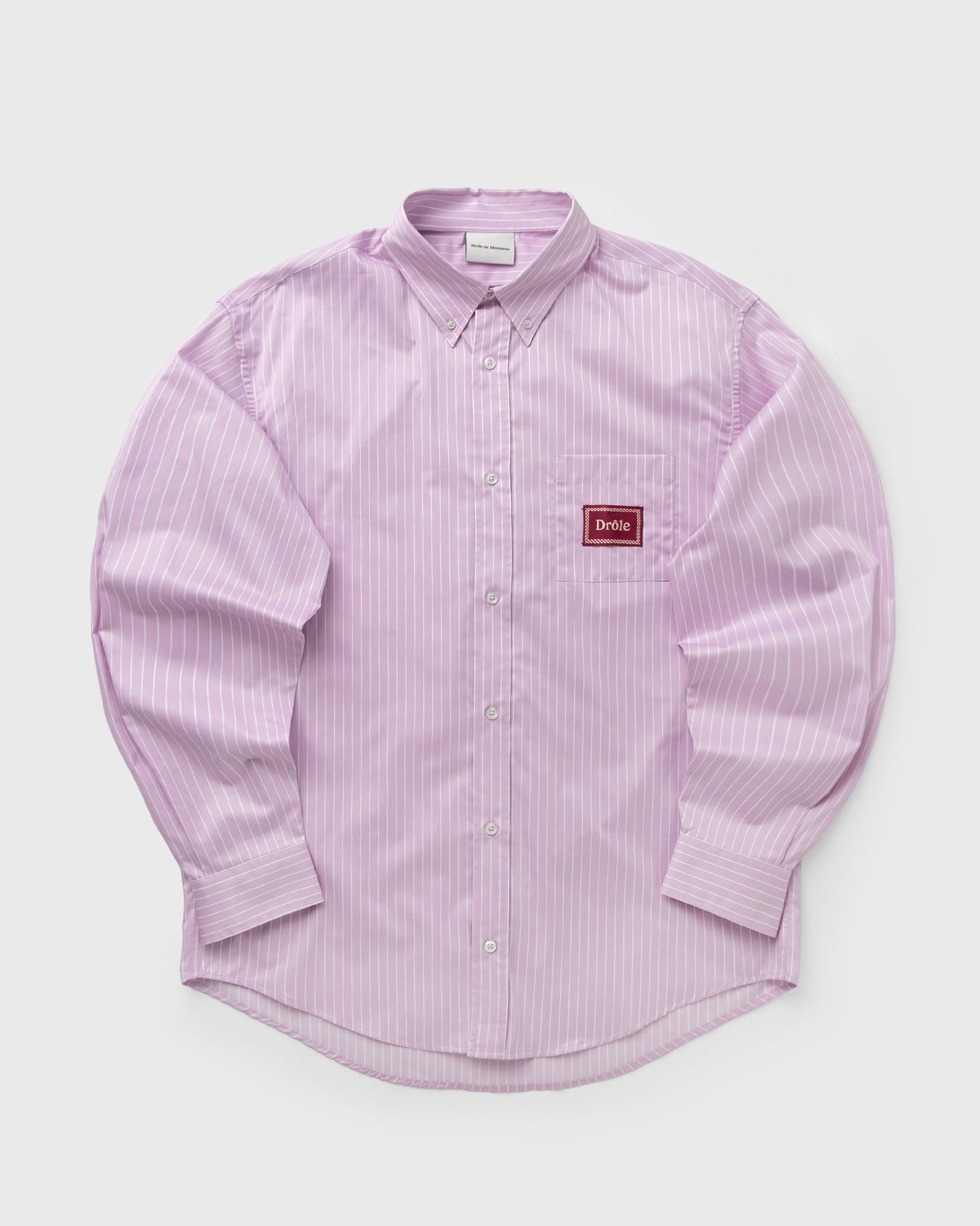Drôle de Monsieur Chemise RayÈe DrÙle Coton, pink