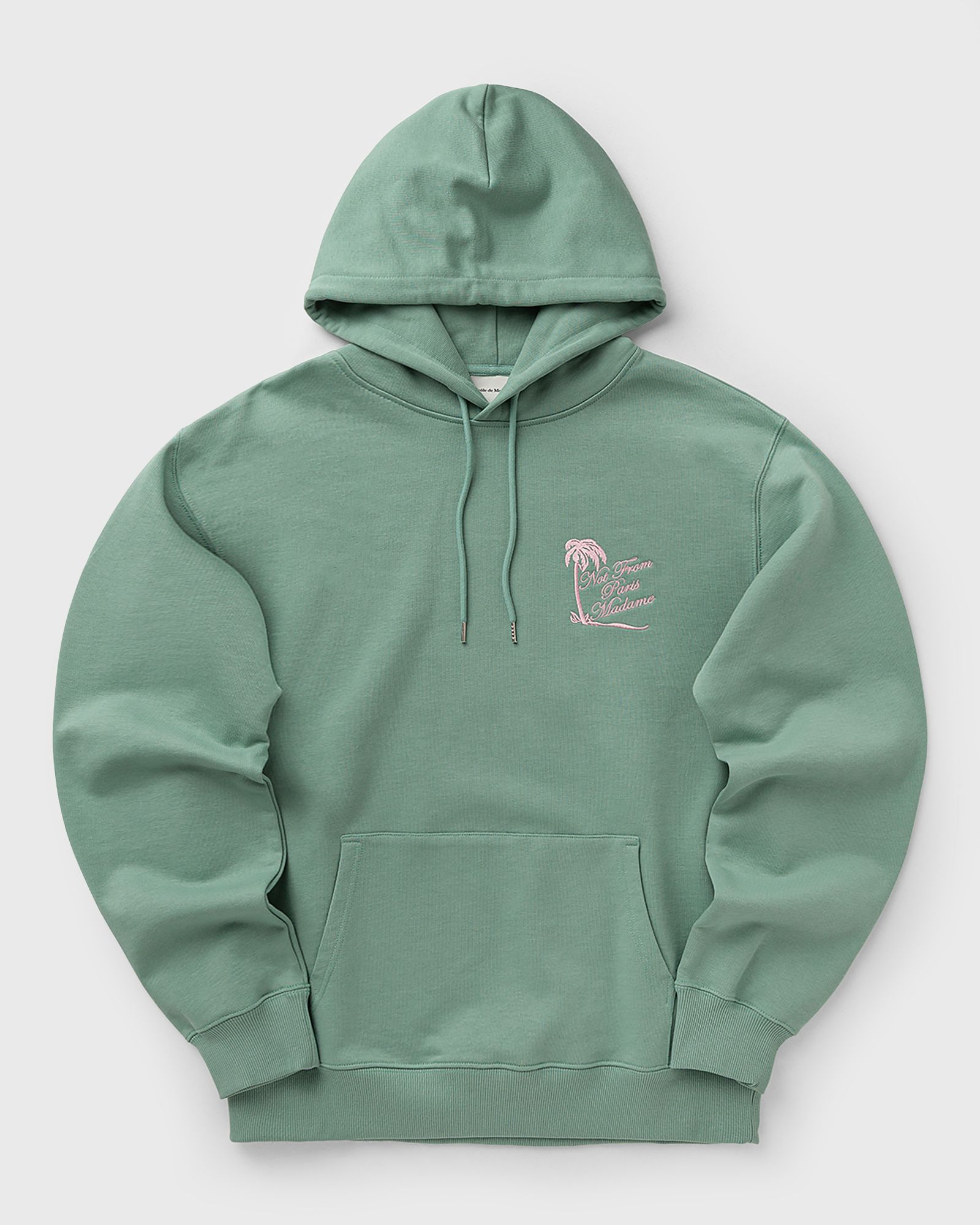 Drôle de Monsieur Hoodie Slogan Palmier, green