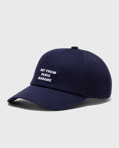 Drôle de Monsieur La Casquette Slogan, blue