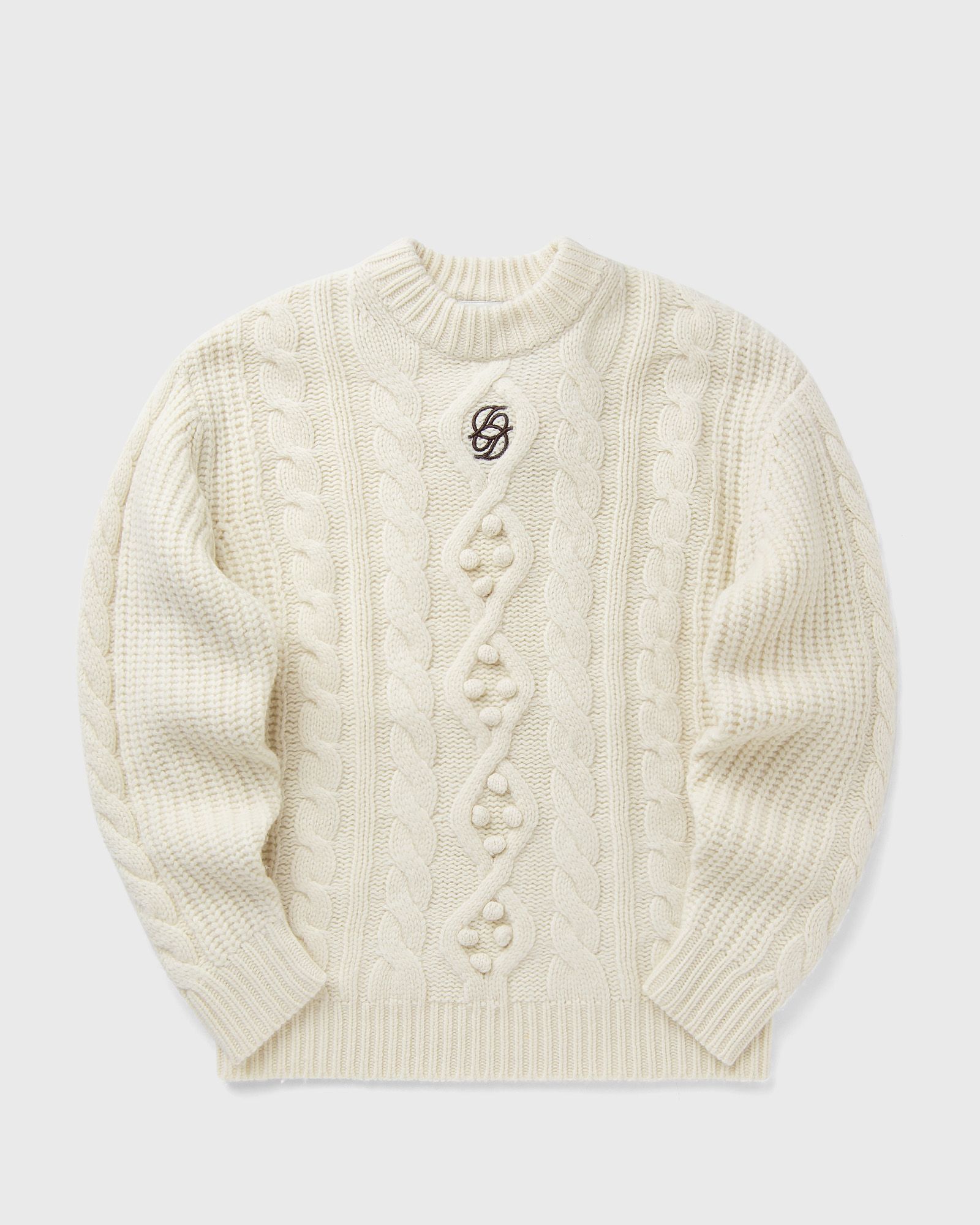 Drôle de Monsieur La Maille Torsade, white