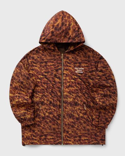 Drôle de Monsieur La Veste Capuche Slogan, brown