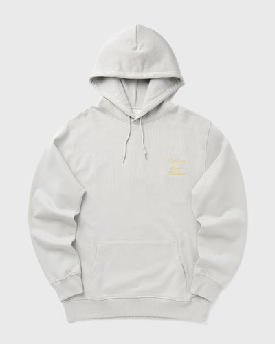 Drôle de Monsieur Le Hoodie Slogan Calligraphy, grey