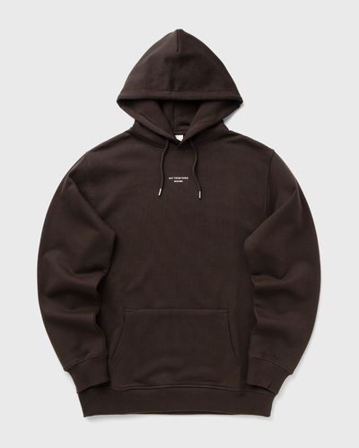 Drôle de Monsieur Le Hoodie Slogan Classique, brown