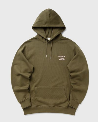 Drôle de Monsieur Le Hoodie Slogan, green