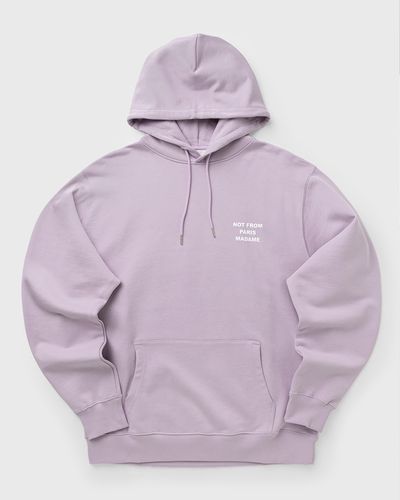 Drôle de Monsieur Le Hoodie Slogan, purple