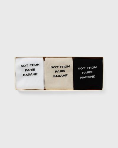 Drôle de Monsieur Le Pack de Chaussettes Slogan, multi