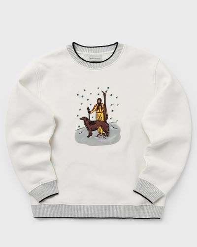 Drôle de Monsieur Le Sweatshirt Skieur, white