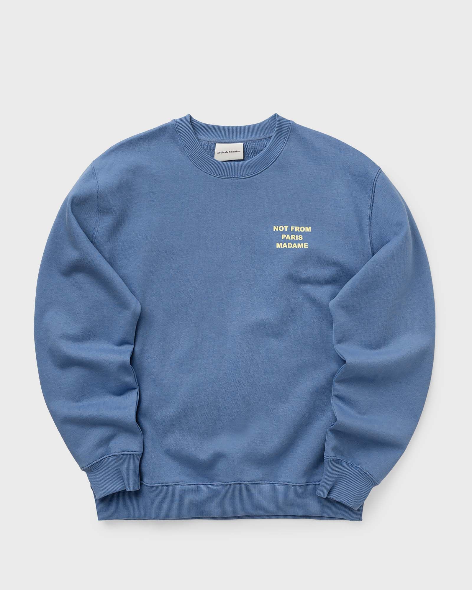 Drôle de Monsieur Le Sweatshirt Slogan, blue
