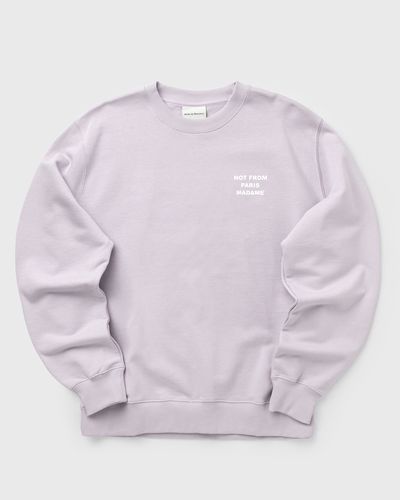 Drôle de Monsieur Le Sweatshirt Slogan, purple